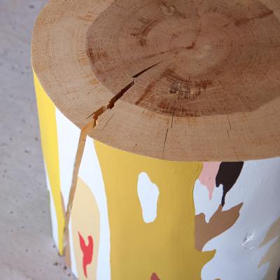  Pfeifer Studio Tachi Hand Painted Log Table