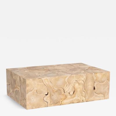  Pfeifer Studio Tico Bleached Wood Coffee Table