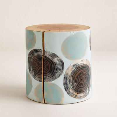  Pfeifer Studio Timber Swirl Hand Painted Log Table