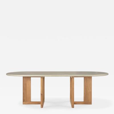  Pfeifer Studio Trestle Outdoor Dining Table