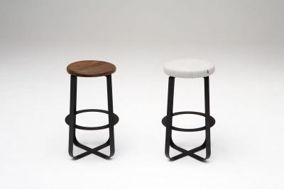  Phase Design Primi Bar Counter Stool Upholstered Top