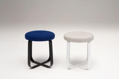  Phase Design Primi Low Stool Upholstered Top