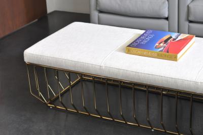  Phase Design Wired Bench Upholstered Top
