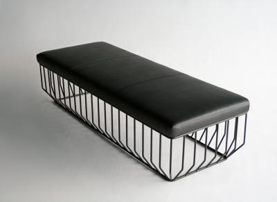  Phase Design Wired Bench Wood Top