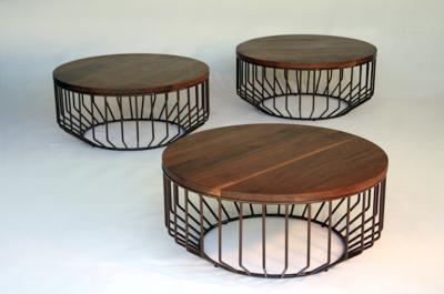  Phase Design Wired Coffee Table Metal Top
