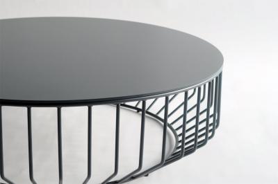  Phase Design Wired Coffee Table Wood Top