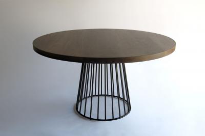  Phase Design Wired Dining Table Glass Top