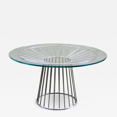  Phase Design Wired Dining Table Glass Top