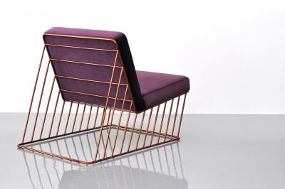  Phase Design Wired Italic Lounge Chair Ottoman Indoor 