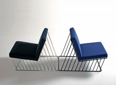  Phase Design Wired Italic Lounge Chair Ottoman Indoor 