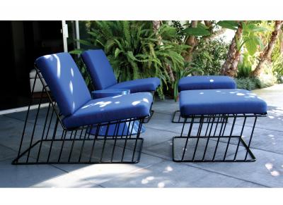  Phase Design Wired Italic Lounge Chair Ottoman Outdoor 