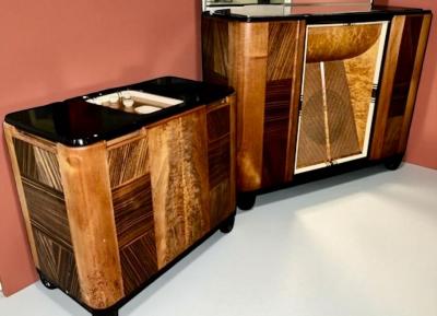  Philco Philco Model 16CPX Chairside Radio and Satellite Speaker Century of Progress