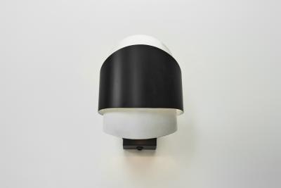  Philips Model NX46 Steel and Iron Wall Lamp for Philips The Netherlands 1950s