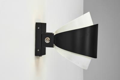  Philips Model NX46 Steel and Iron Wall Lamp for Philips The Netherlands 1950s