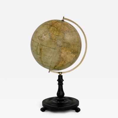  Philips Philips 12 Inch Desk Globe Circa 1900