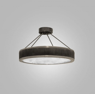  Phoenix Gallery Bespoke BSR24 Rock Crystal Semi Flush Mounts by Phoenix