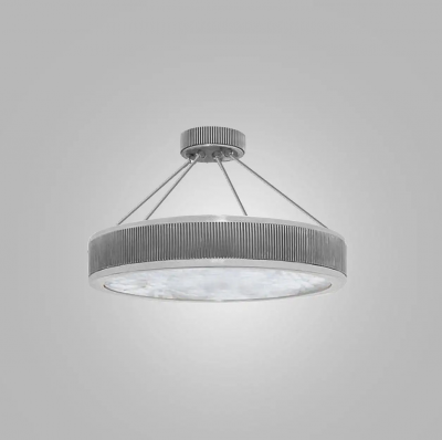  Phoenix Gallery Bespoke BSR24 Rock Crystal Semi Flush Mounts by Phoenix