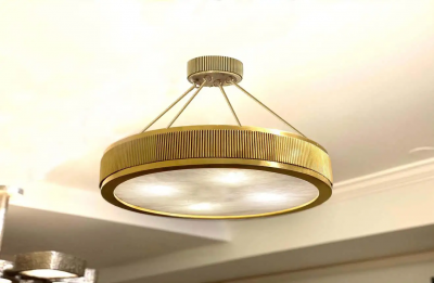  Phoenix Gallery Bespoke BSR24 Rock Crystal Semi Flush Mounts by Phoenix