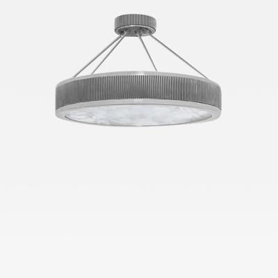  Phoenix Gallery Bespoke BSR24 Rock Crystal Semi Flushmount by Phoenix