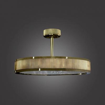  Phoenix Gallery Bespoke BSR28 Rock Crystal Semi Flush Mount by Phoenix