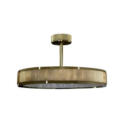  Phoenix Gallery Bespoke BSR28 Rock Crystal Semi Flush Mount by Phoenix