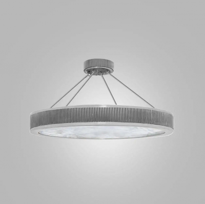  Phoenix Gallery Bespoke BSR28 Rock Crystal Semi Flush mounts by Phoenix