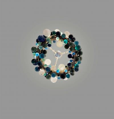  Phoenix Gallery Bespoke Bubble27 Rock Crystal Chandelier by Phoenix