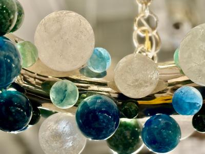  Phoenix Gallery Bespoke Bubble27 Rock Crystal Chandelier by Phoenix