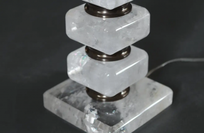  Phoenix Gallery Bespoke CFB Rock Crystal Lamps by Phoenix