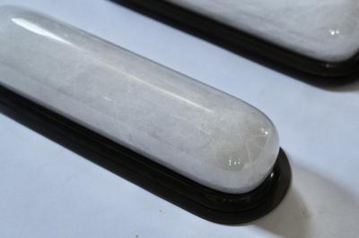  Phoenix Gallery Bespoke CRD15 Rock Crystal Sconces By Phoenix