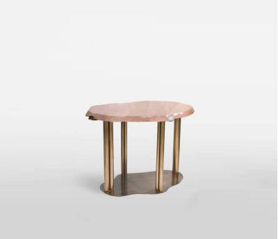  Phoenix Gallery Bespoke Cloud Form Rose Quartz Cocktail Table