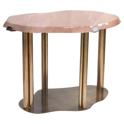  Phoenix Gallery Bespoke Cloud Form Rose Quartz Cocktail Table
