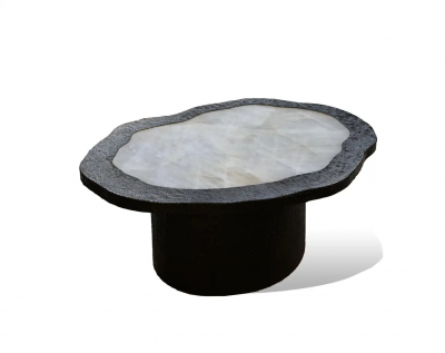  Phoenix Gallery Bespoke FCT Rock Crystal Table by Phoenix