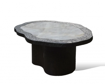  Phoenix Gallery Bespoke FCT Rock Crystal Table by Phoenix