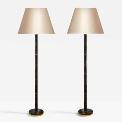  Phoenix Gallery Bespoke Finely Carved Dark Rock Crystal Quartz Floor Lamp