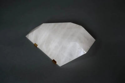  Phoenix Gallery Bespoke GEM 13 Rock Crystal Sconces by Phoenix