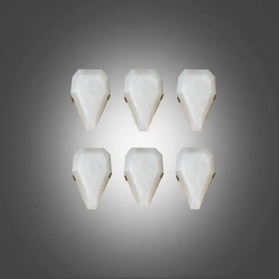  Phoenix Gallery Bespoke GEM13 Rock Crystal Sconces by Phoenix