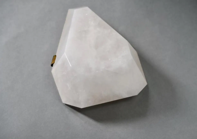  Phoenix Gallery Bespoke GEM13 Rock Crystal Sconces by Phoenix