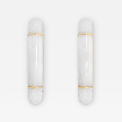  Phoenix Gallery Bespoke Group of Four SCB24 Rock Crystal Sconces by Phoenix