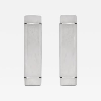  Phoenix Gallery Bespoke Group of Four WHN18 Rock Crystal Sconces by Phoenix