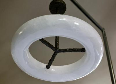  Phoenix Gallery Bespoke HALO19Rock Crystal Semi Flush Mount By Phoenix