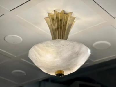  Phoenix Gallery Bespoke JELLY14Rock Crystal Semi Flushmount By Phoenix