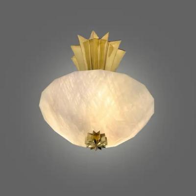  Phoenix Gallery Bespoke JELLY14Rock Crystal Semi Flushmount By Phoenix