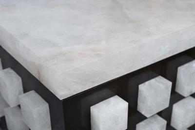  Phoenix Gallery Bespoke MBD Rock Crystal Cocktail Table by Phoenix