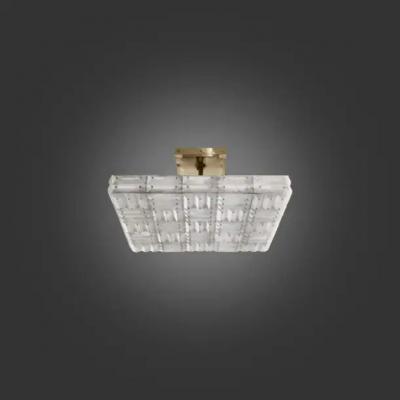  Phoenix Gallery Bespoke MPR25 Rock Crystal Semi Flushmounts by Phoenix