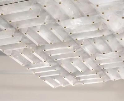  Phoenix Gallery Bespoke MPR25 Rock Crystal Semi Flushmounts by Phoenix