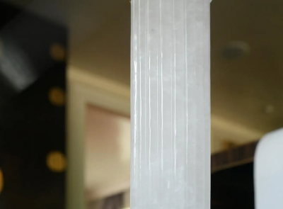  Phoenix Gallery Bespoke Ormolu Mounted Column Style Rock Crystal Lamps