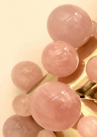  Phoenix Gallery Bespoke Pink Bubble Flush Mount By Phoenix