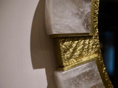  Phoenix Gallery Bespoke RING39 Rock Crystal Mirror By Phoenix