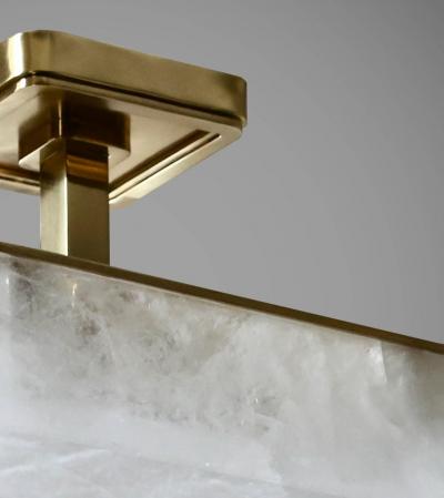  Phoenix Gallery Bespoke Rsf18 Rock Crystal Semi Flushmount by Phoenix